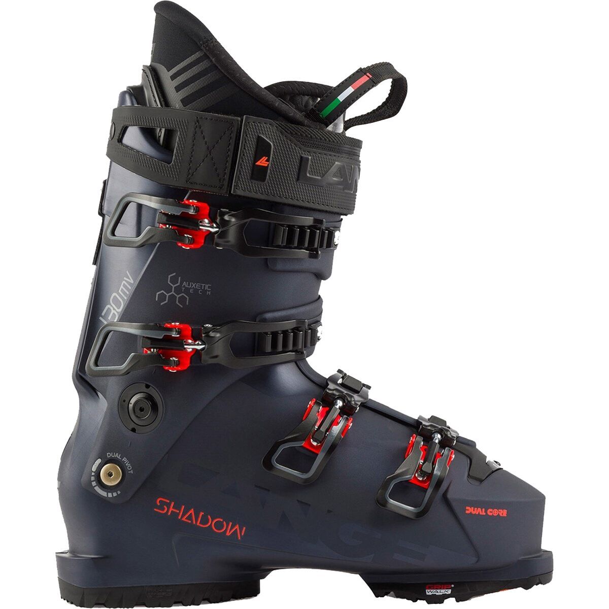 Lange Shadow 130 MV GW Ski Boot - 2024 Shadow/Blue, 28.5