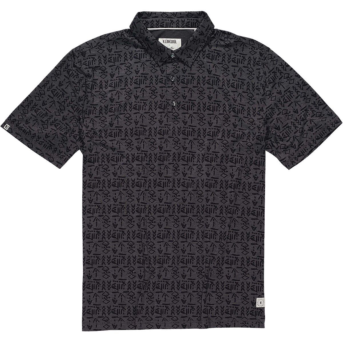 Linksoul Delray Print Polo Shirt - Men