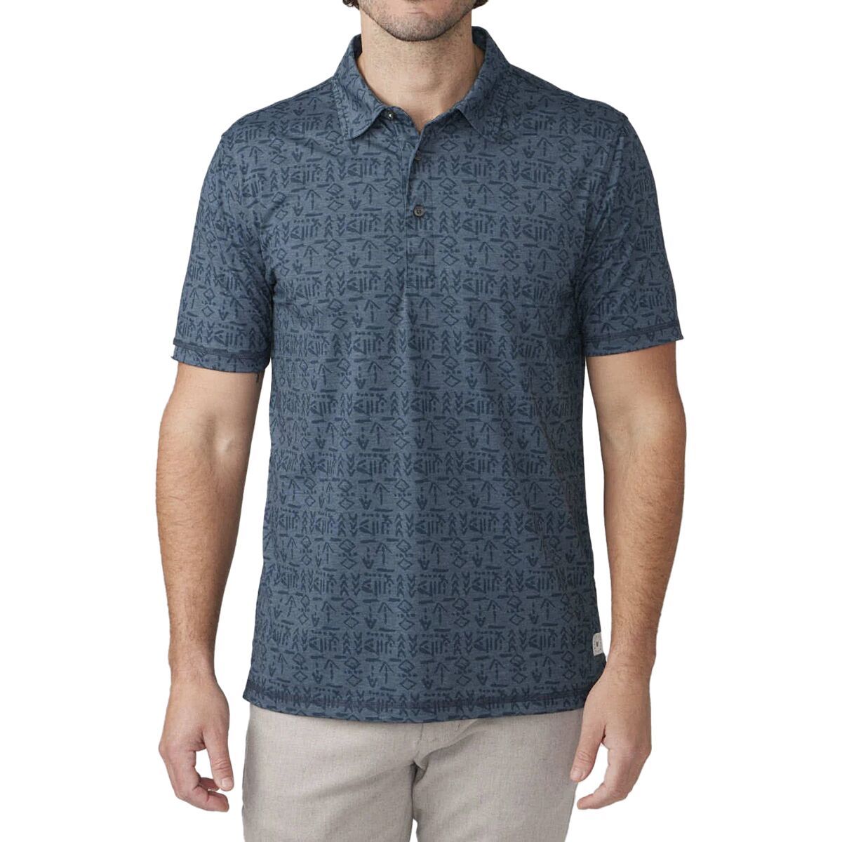 Linksoul Delray Print Polo Shirt - Men