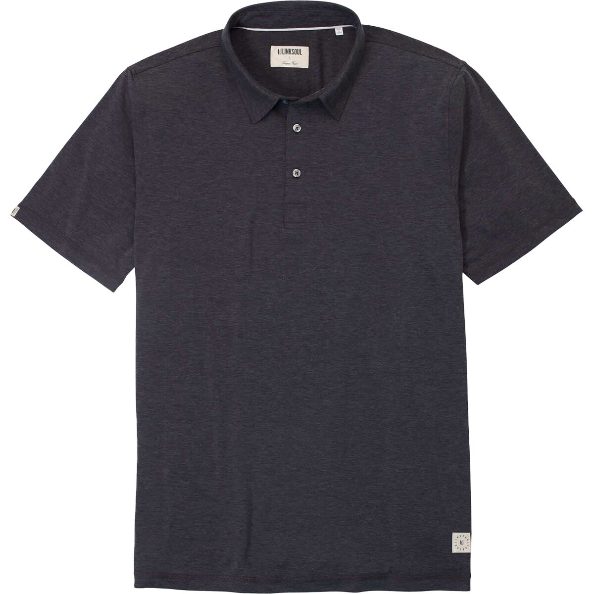 Linksoul Linksoul Delray Solid Polo Shirt - Men's Seaspray Heather, S