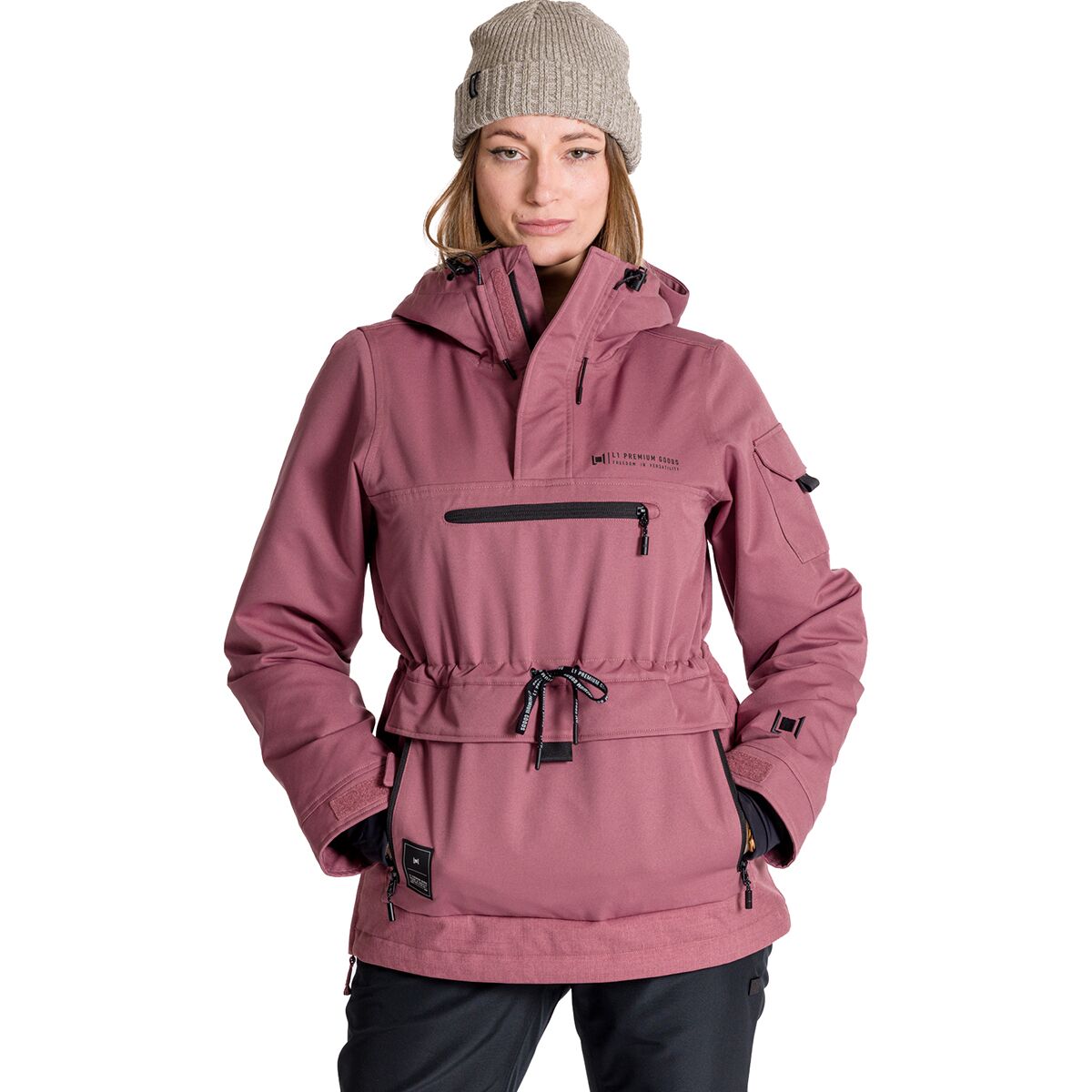 Image of L1 Prowler Jacket - Women's Burnt Rose/Burnt Rose, M