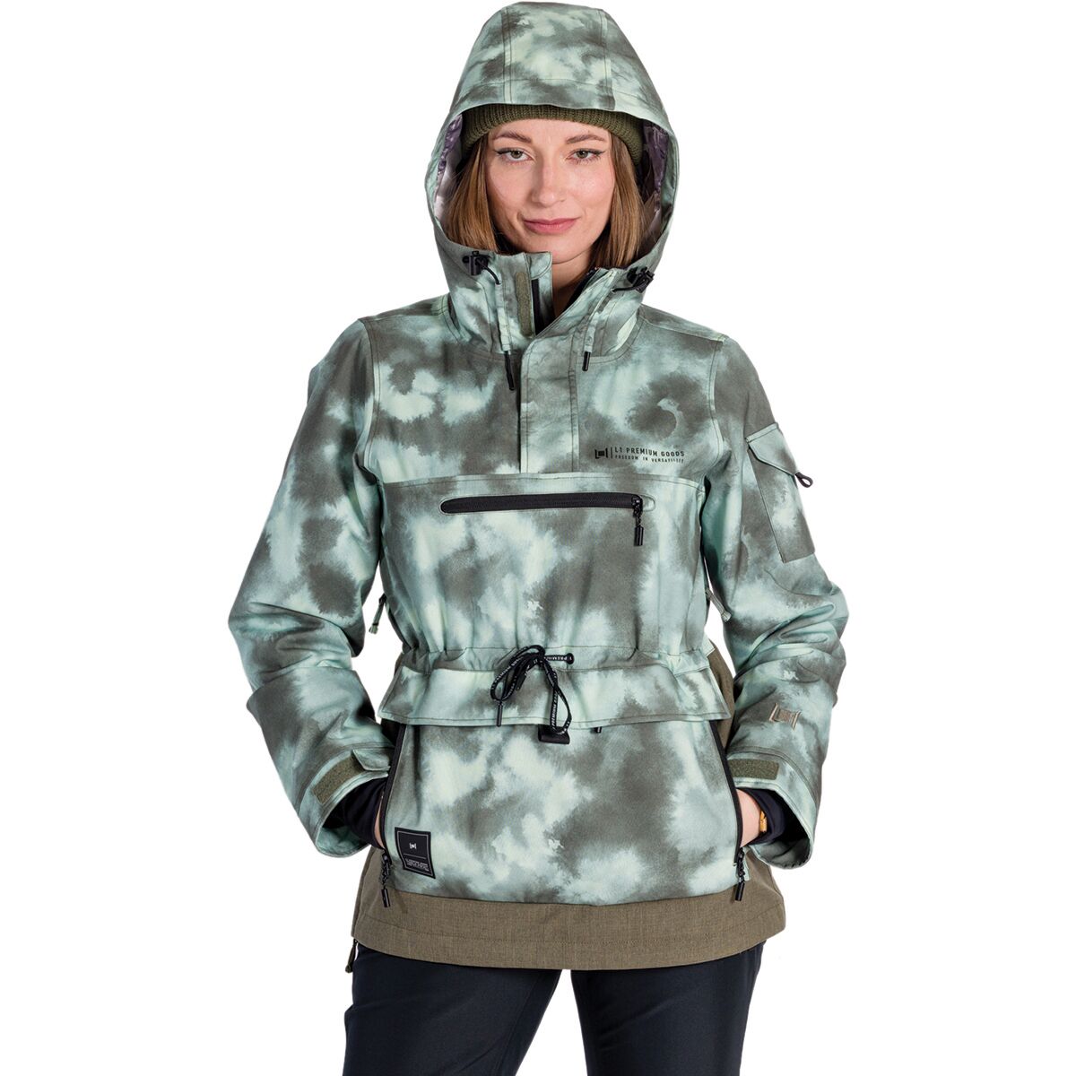 Image of L1 Prowler Jacket - Women's Tie Dye Camo/Platoon, S