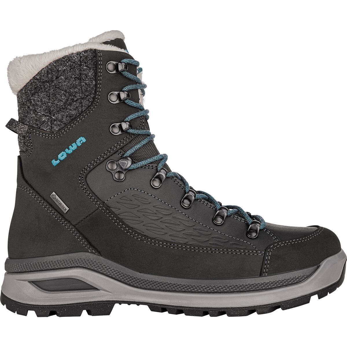 Lowa Renegade Evo Ice GTX Boot - Women's Anthracite/Petrol, 8.0