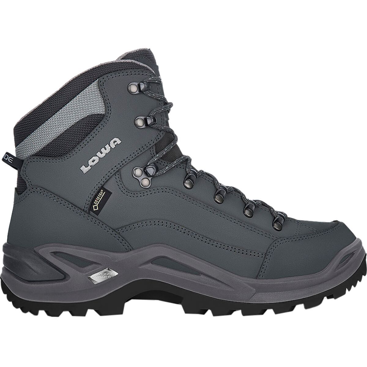 Lowa Renegade GTX Mid Hiking Boot - Men's Graphite/Light Grey, 11.0