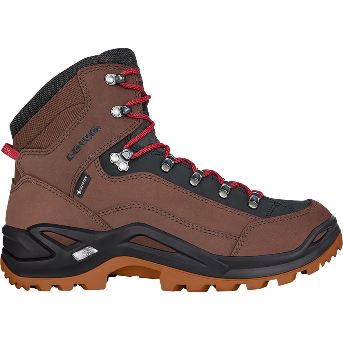 Lowa Renegade GTX Mid Hiking Boot - Men's Mahogany/Red, 9.0