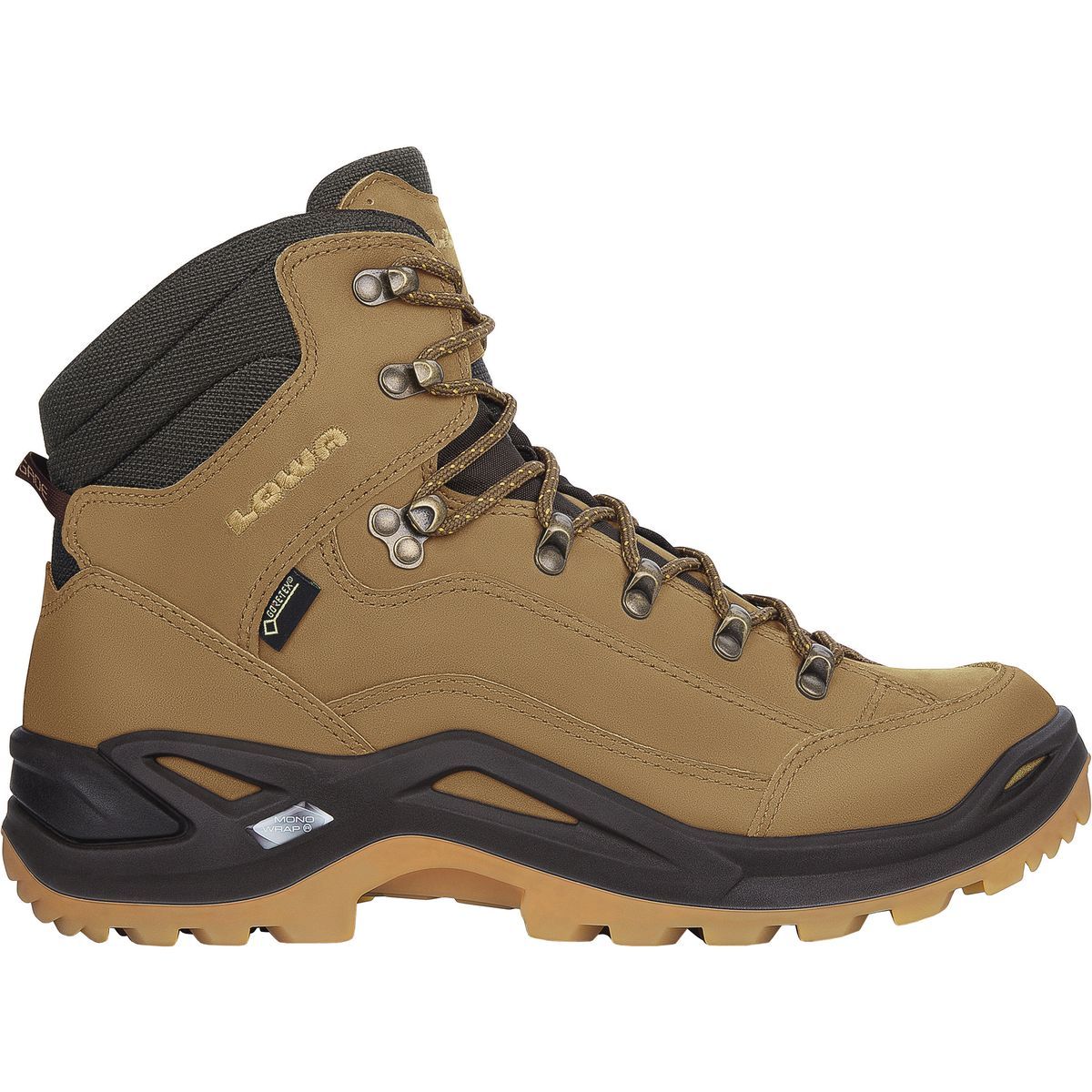 Lowa Renegade GTX Mid Hiking Boot - Men's Sahara/Dark Brown, 11.0