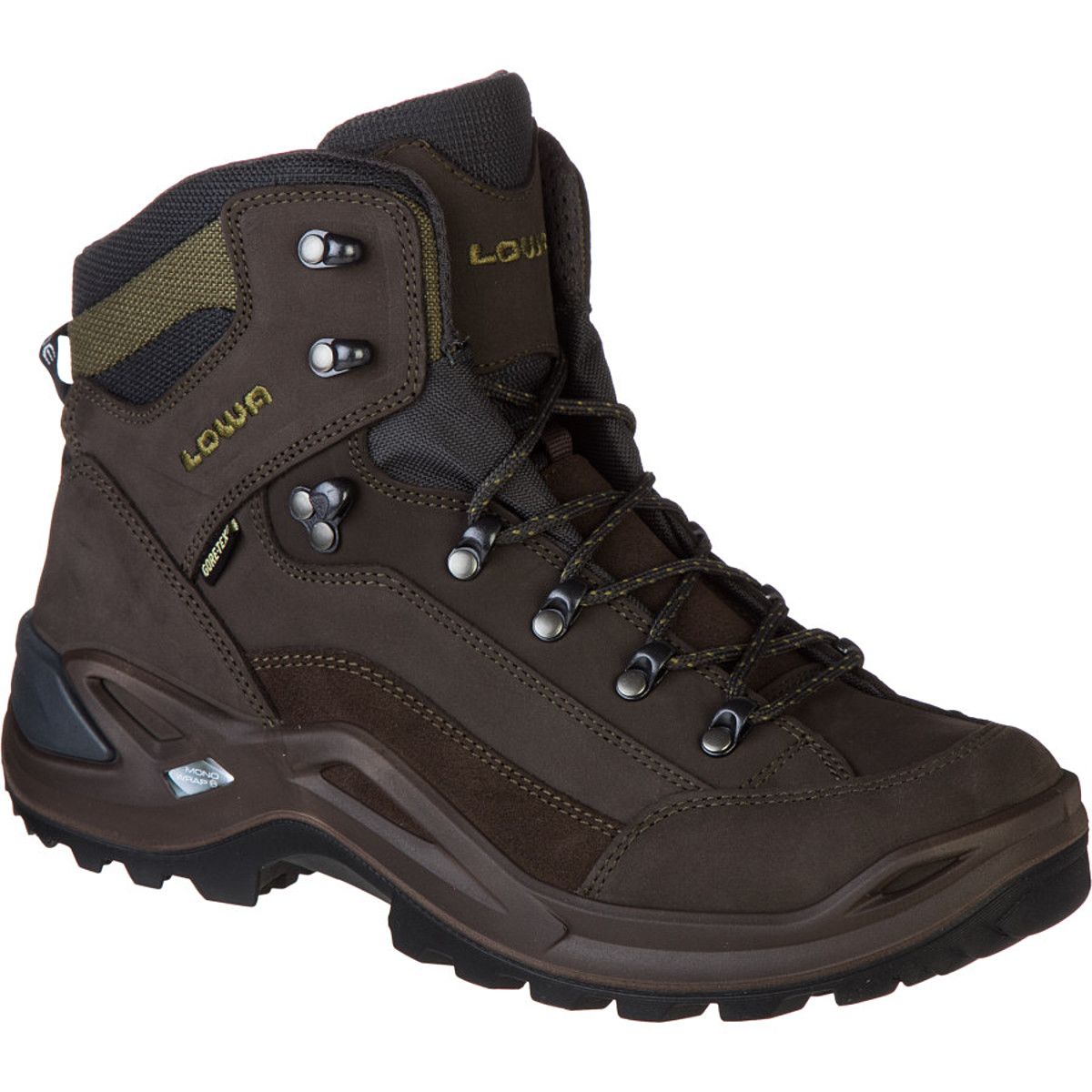 Lowa Renegade GTX Mid Hiking Boot - Men's Slate/Olive, 14.0