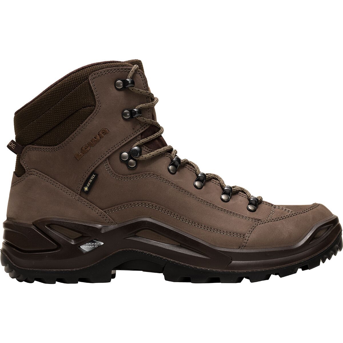 Lowa Renegade GTX Mid Hiking Boot - Men's Stone/Espresso, 9.5