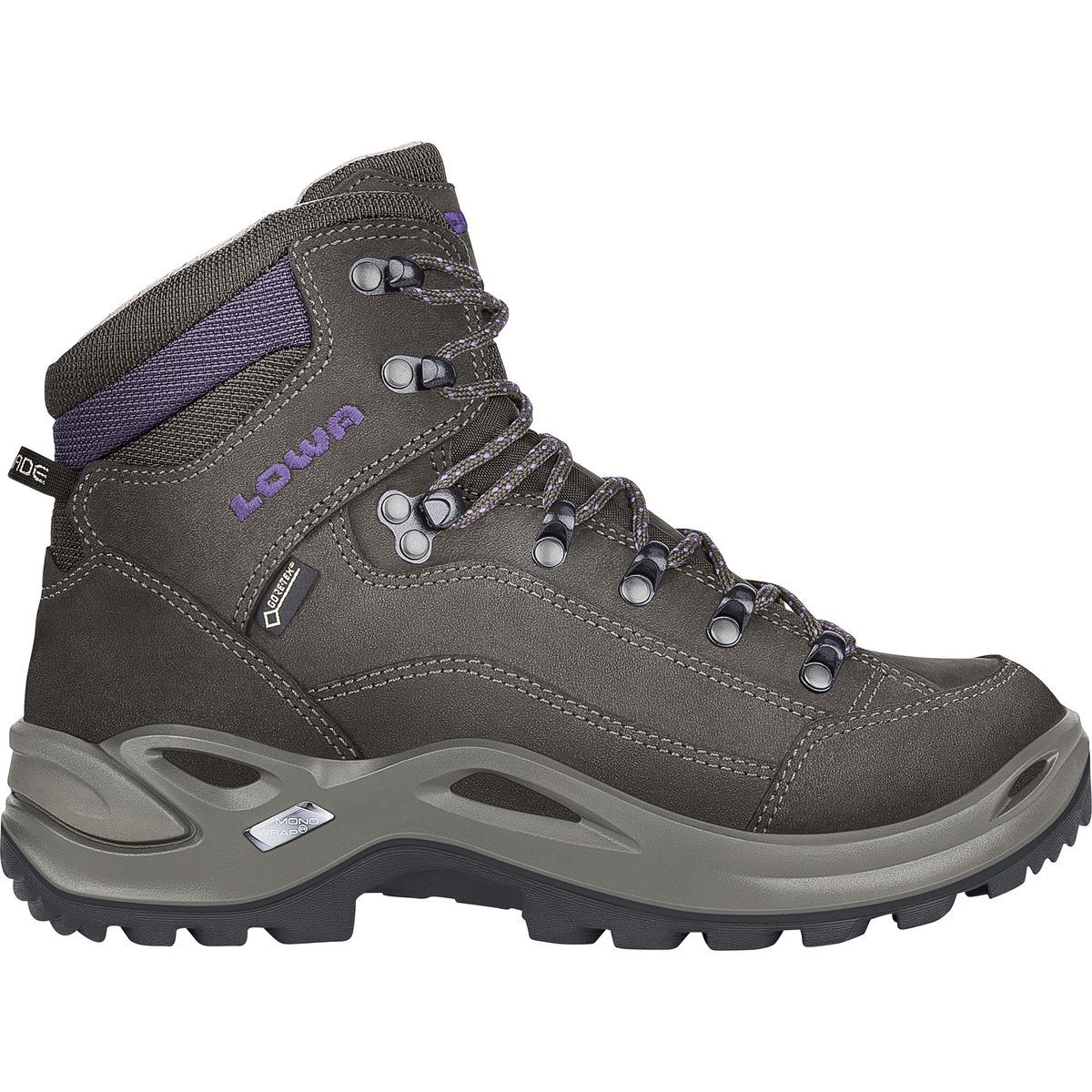 Lowa Renegade GTX Mid Boot - Women's Slate/Eggpant, 6.5