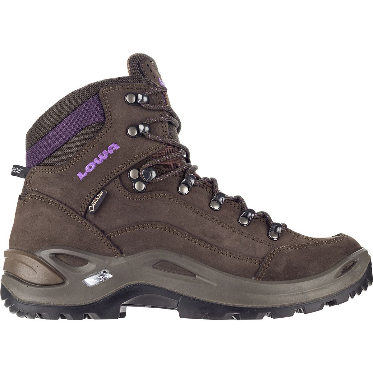 Lowa Renegade GTX Mid Boot - Women's Slate/Blackberry, 9.5