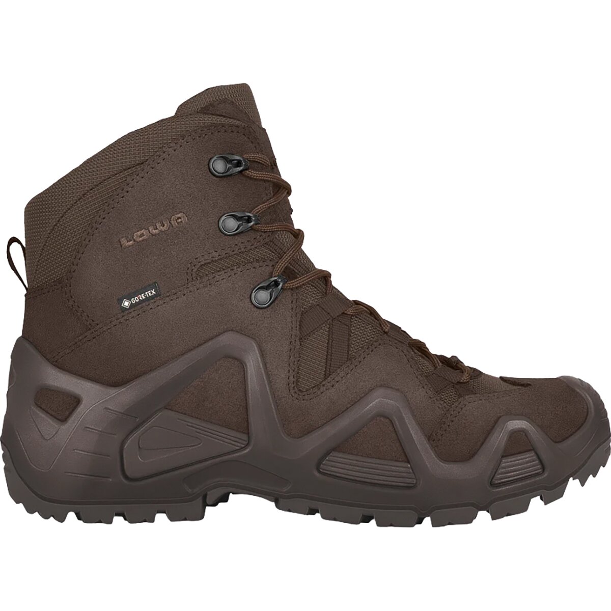 Image of Lowa Zephyr GTX Mid TF Hiking Boot - Men's Dark Brown, 10.0