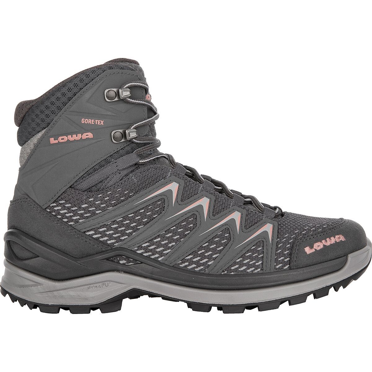 Lowa Innox GTX Mid Hiking Boot - Women's Anthracite/Rose, 7.0