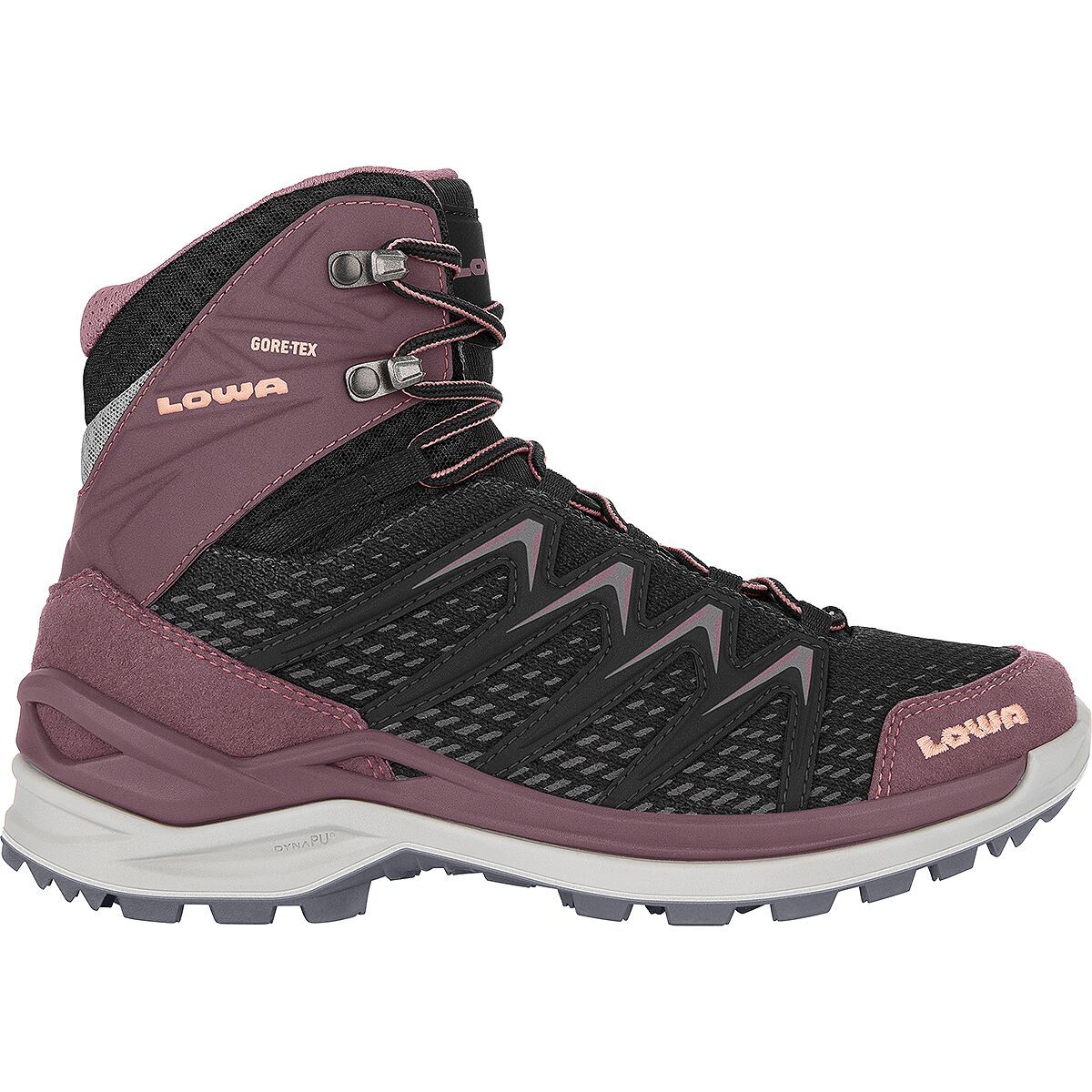 Image of Lowa Innox GTX Mid Hiking Boot - Women's Black/Brown Rose, 7.0