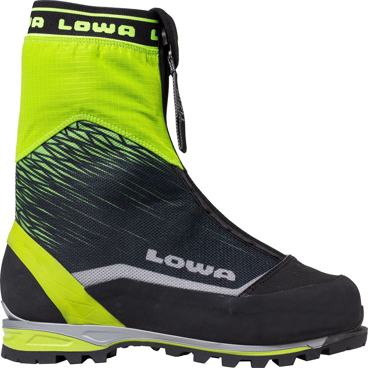 Image of Lowa Alpine Ice GTX Mountaineering Boot - Men's Lime/Black, 11.0