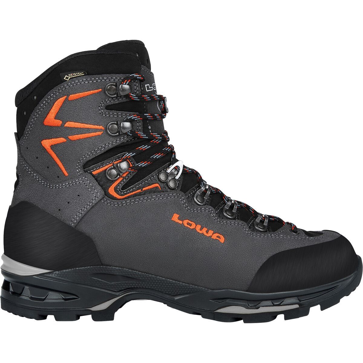 Lowa Ticam II GTX Backpacking Boot - Men's Anthracite/Orange, 8.0