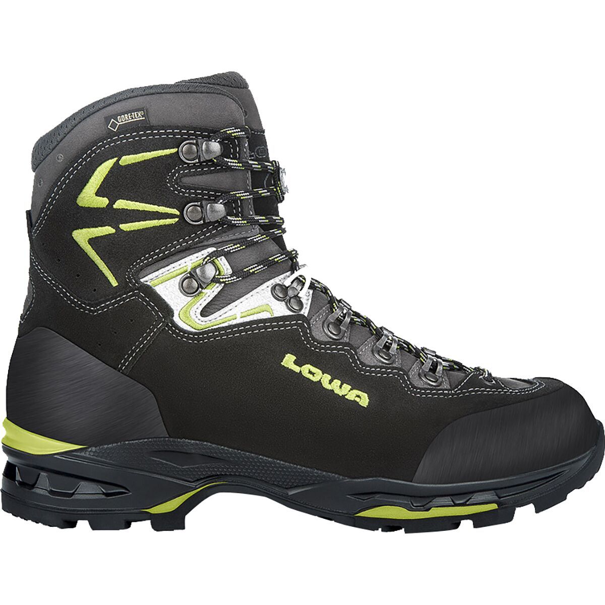 Lowa Ticam II GTX Backpacking Boot - Men's Black/Green, 9.0