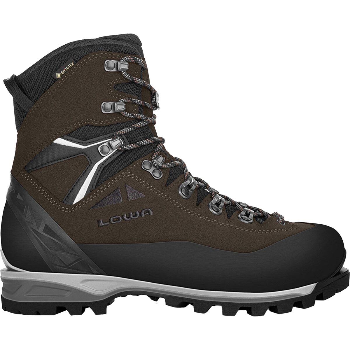 Image of Lowa Alpine Expert II GTX Mountaineering Boot - Men's Dark Brown/Black, 11.0