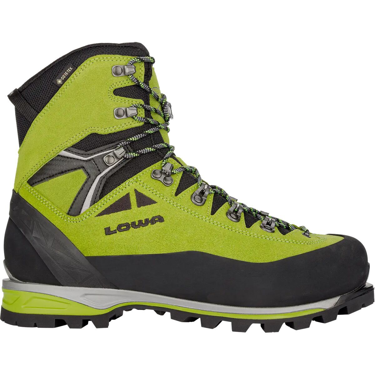 Lowa Alpine Expert II GTX Mountaineering Boot - Men's Lime/Black, 9.0
