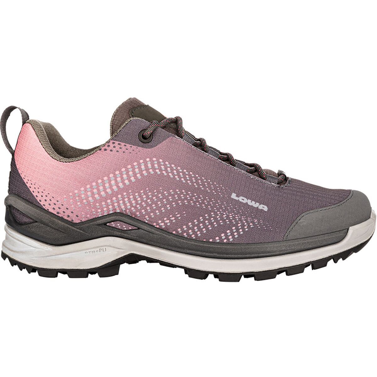 Lowa Zirrox GTX Lo Hiking Shoe - Women's Anthracite/Brown Rose, 9.5