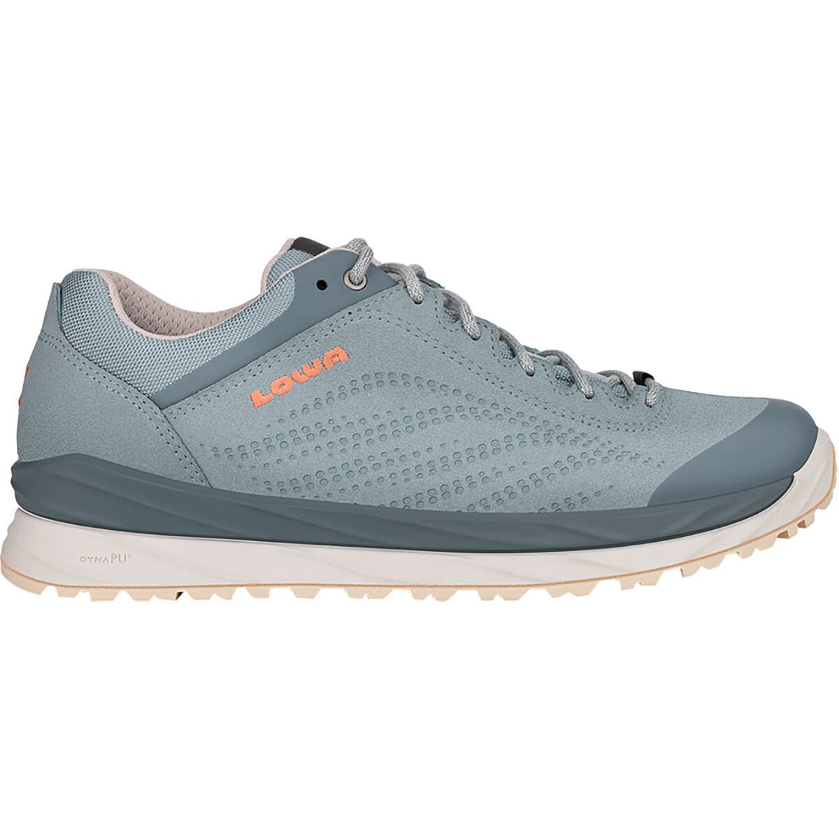 Lowa Malta GTX Lo Shoe - Women's Ice Blue/Mandarin, 7.5