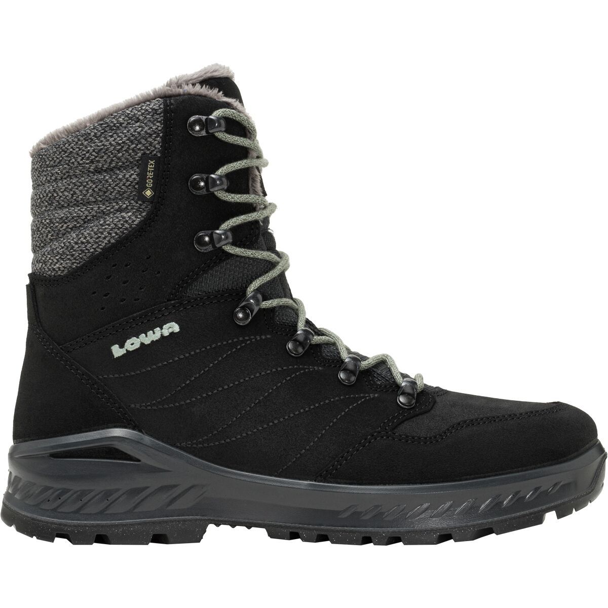 Lowa Nabucco GTX Boot - Women's Black/Jade, 9.5