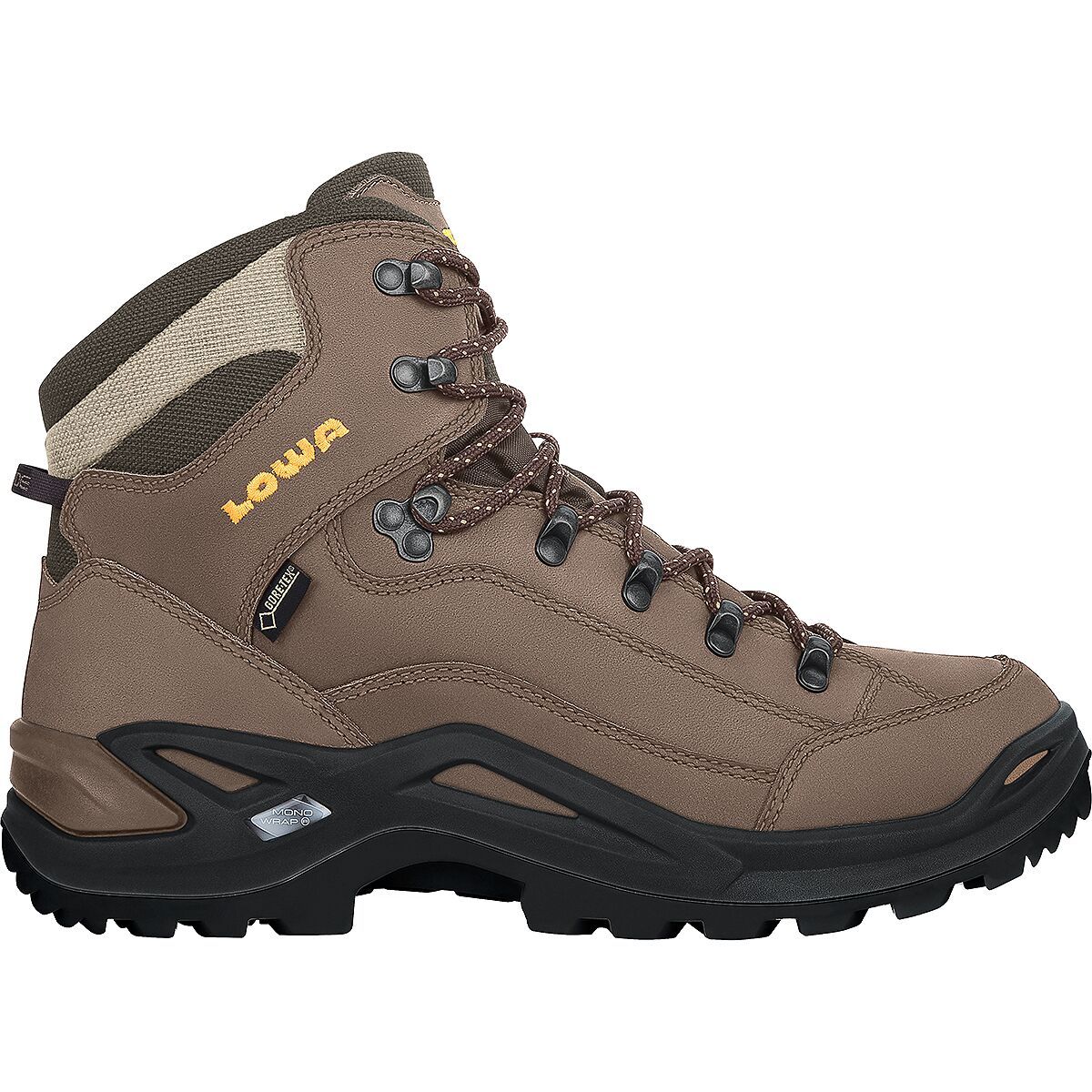 Image of Lowa Renegade GTX Mid Narrow Hiking Boot - Men's Sepia/Sepia, 10.5