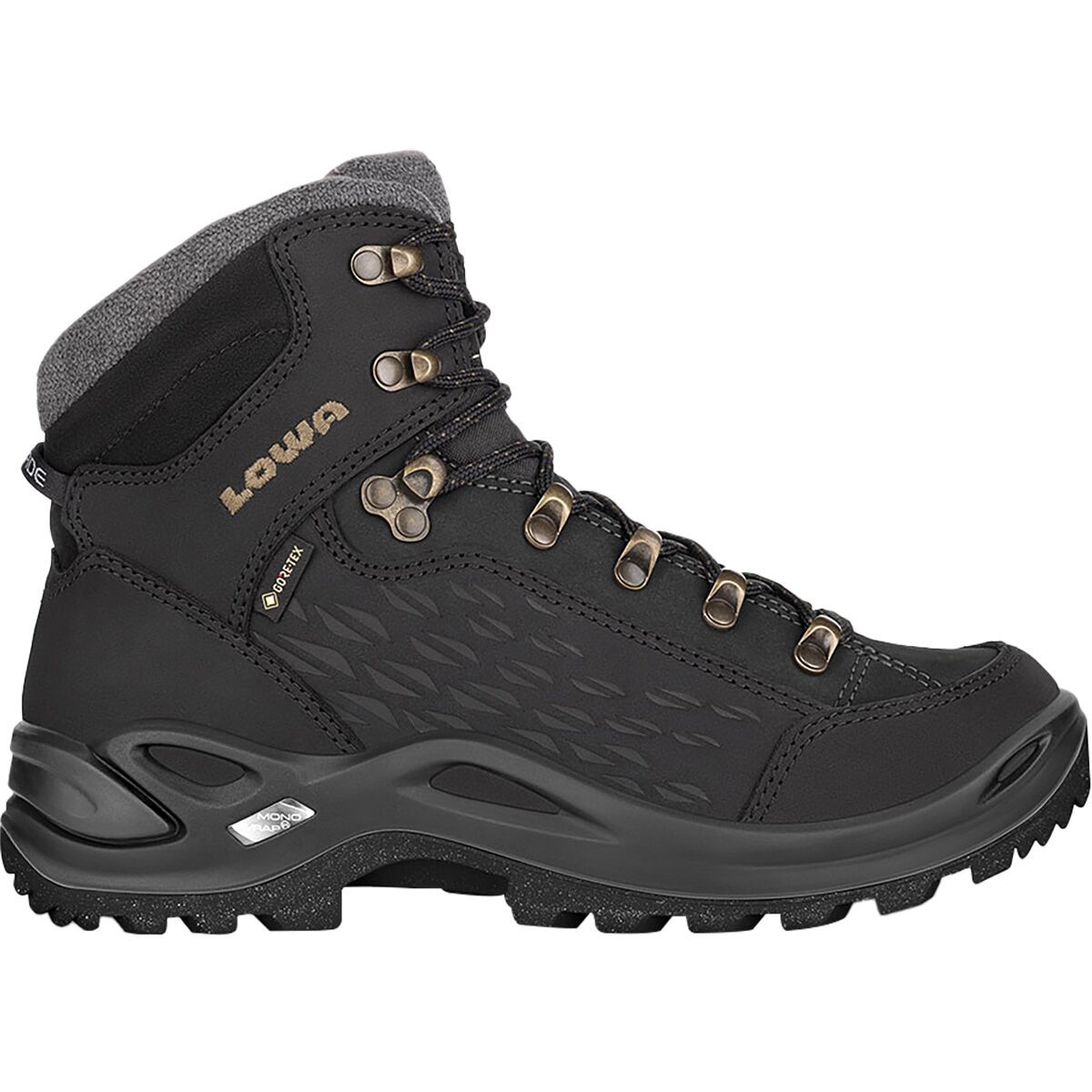 Lowa Renegade Warm GTX Mid Boot - Women's Black/Champagne, 6.5