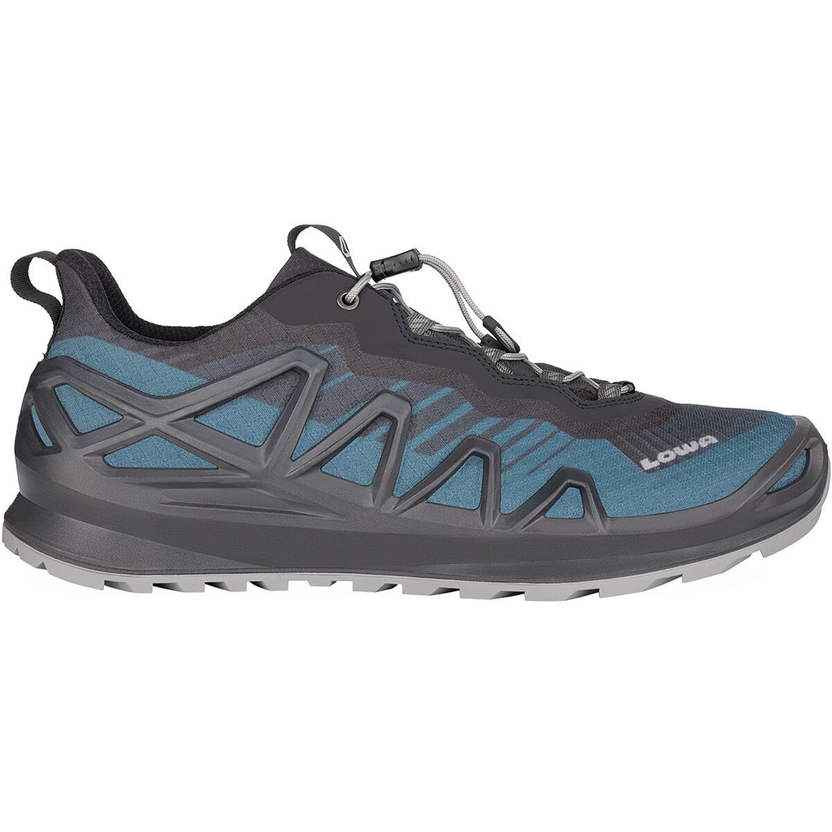 Lowa Merger GTX Lo Hiking Shoe - Men's Steel Blue/Anthracite, 12.0