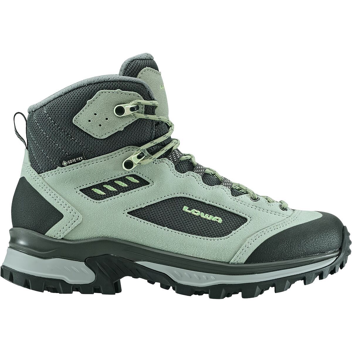 Image of Lowa Corvara GTX Mid Backpacking Boot - Women's Patina Green/Grey, 9.5