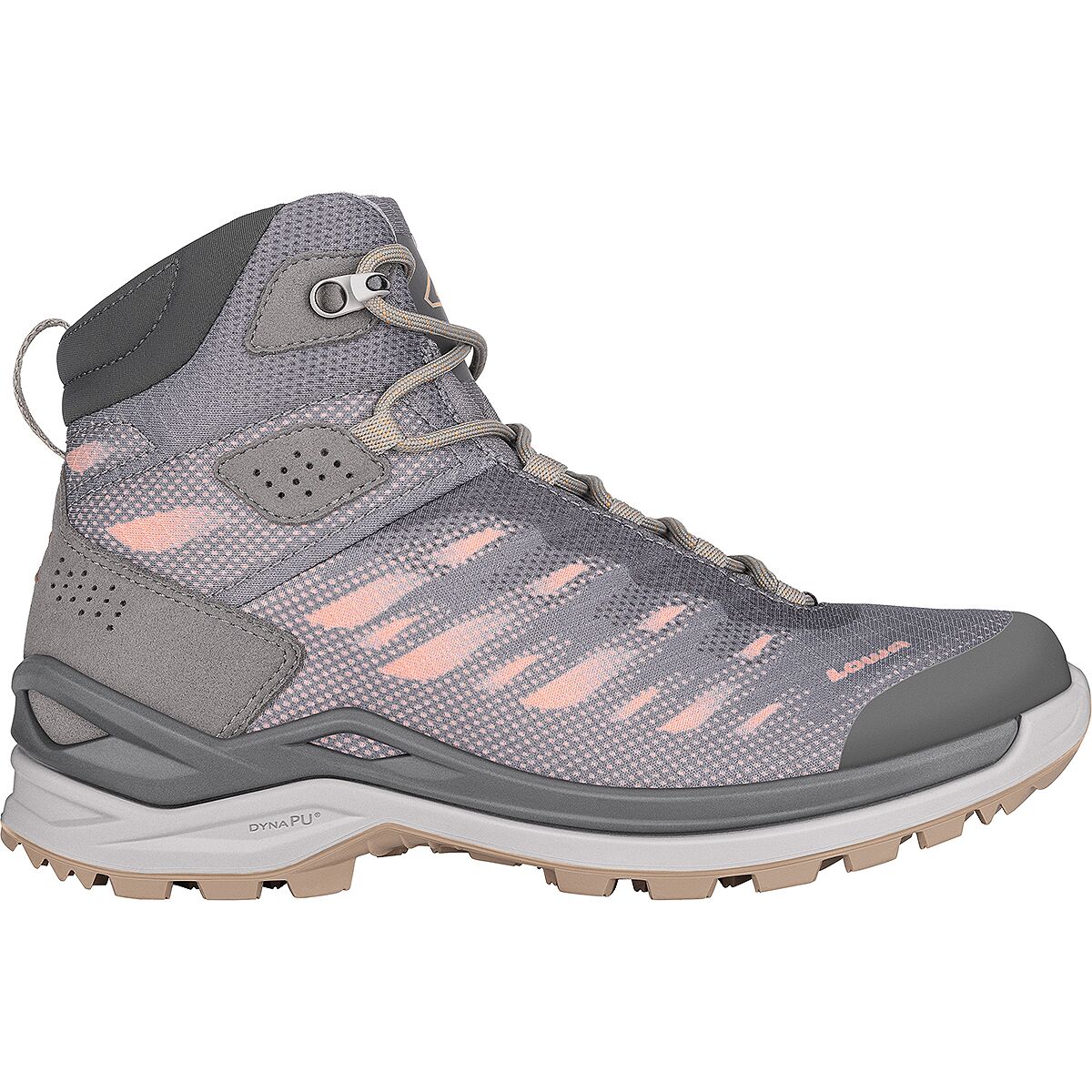 Image of Lowa Ferrox GTX Mid Hiking Boot - Women's Grey/Rose, 6.0