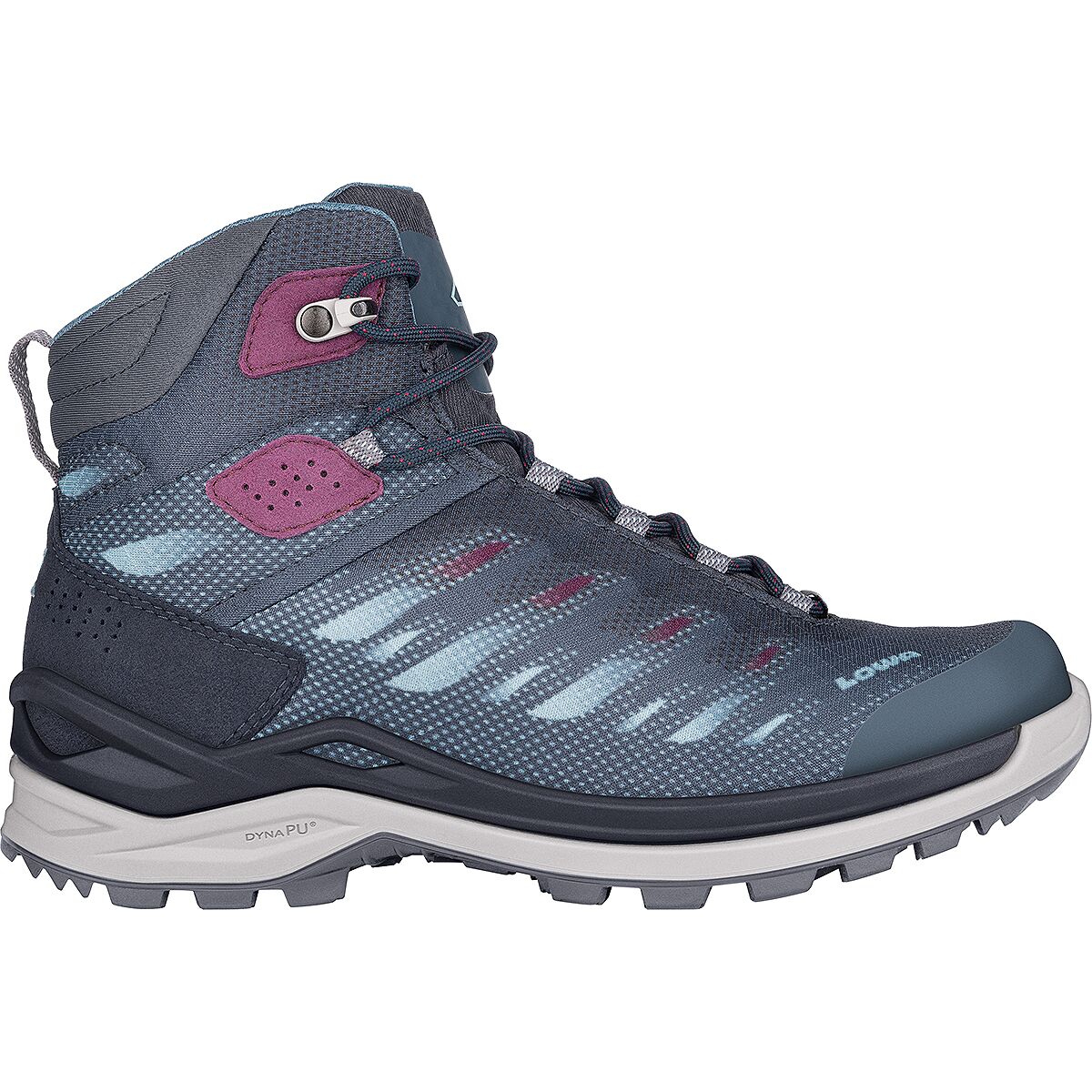 Image of Lowa Ferrox GTX Mid Hiking Boot - Women's Navy/Ice Blue, 7.0