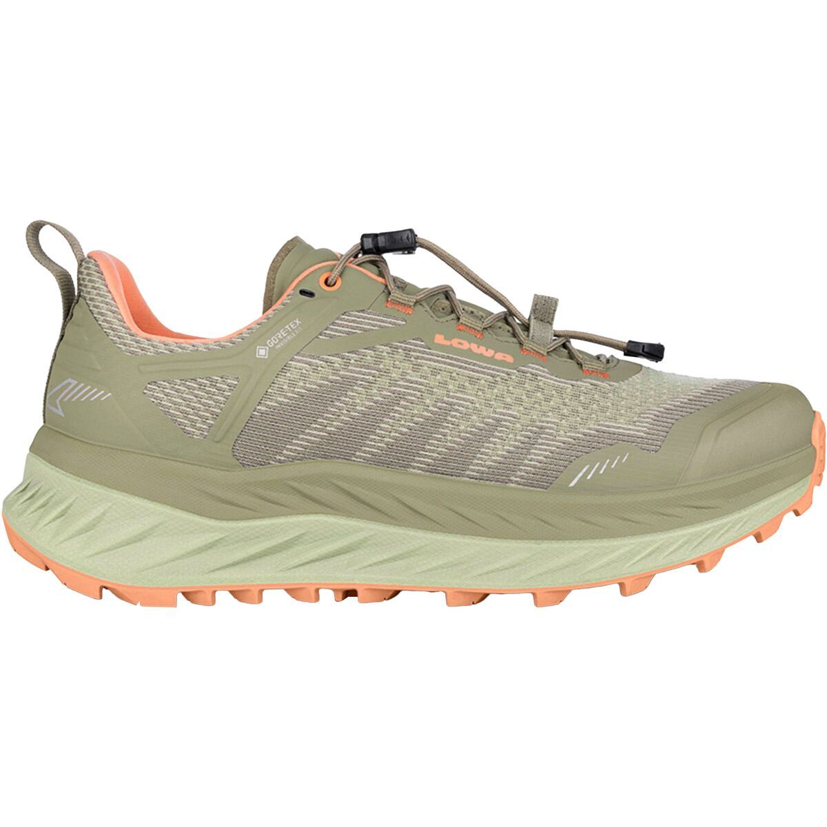 Lowa Fortux GTX Running Shoe - Women's Seaweed/Melon, 9.5