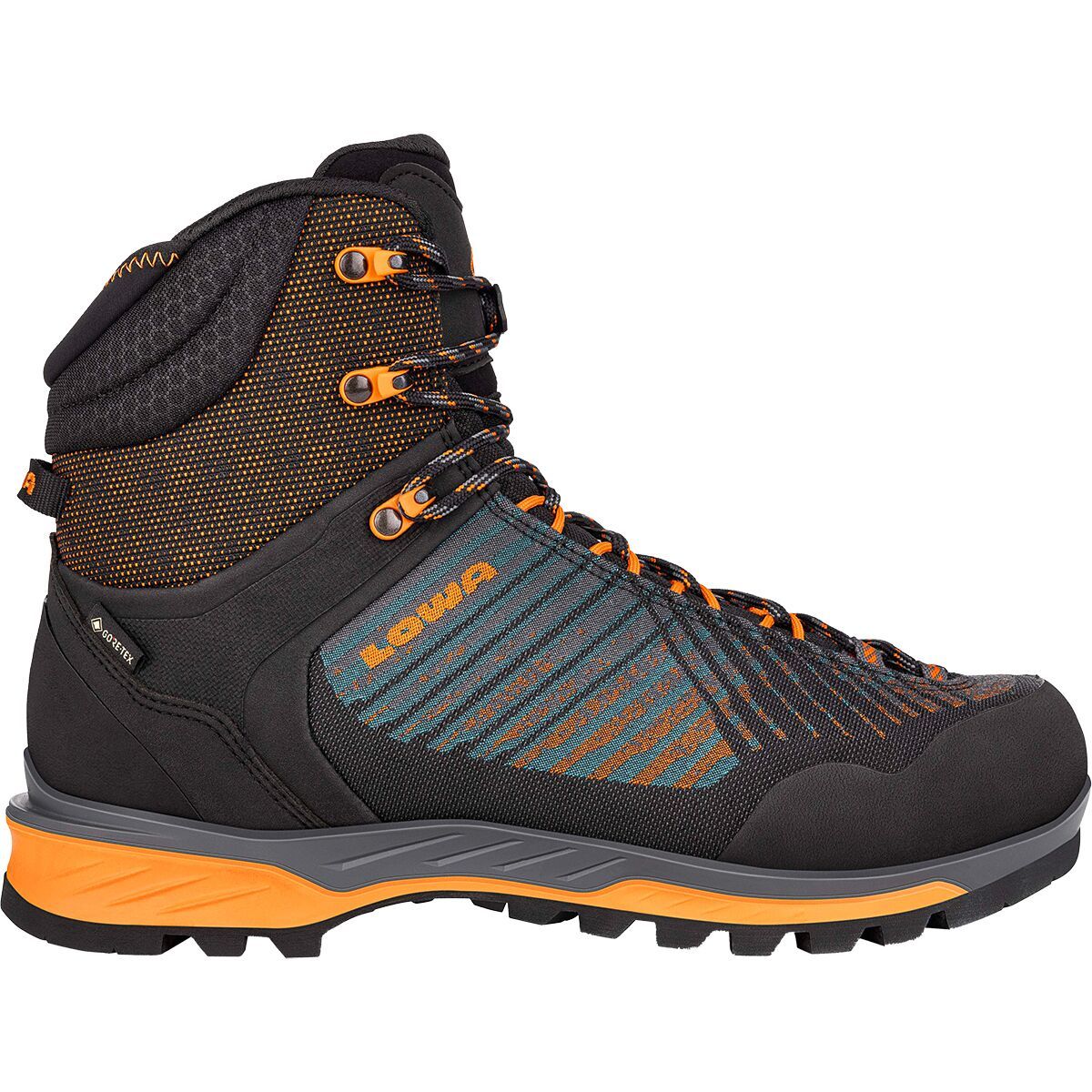 Image of Lowa Mangart GTX Mid Boot - Men's Anthracite/Flame, 9.5
