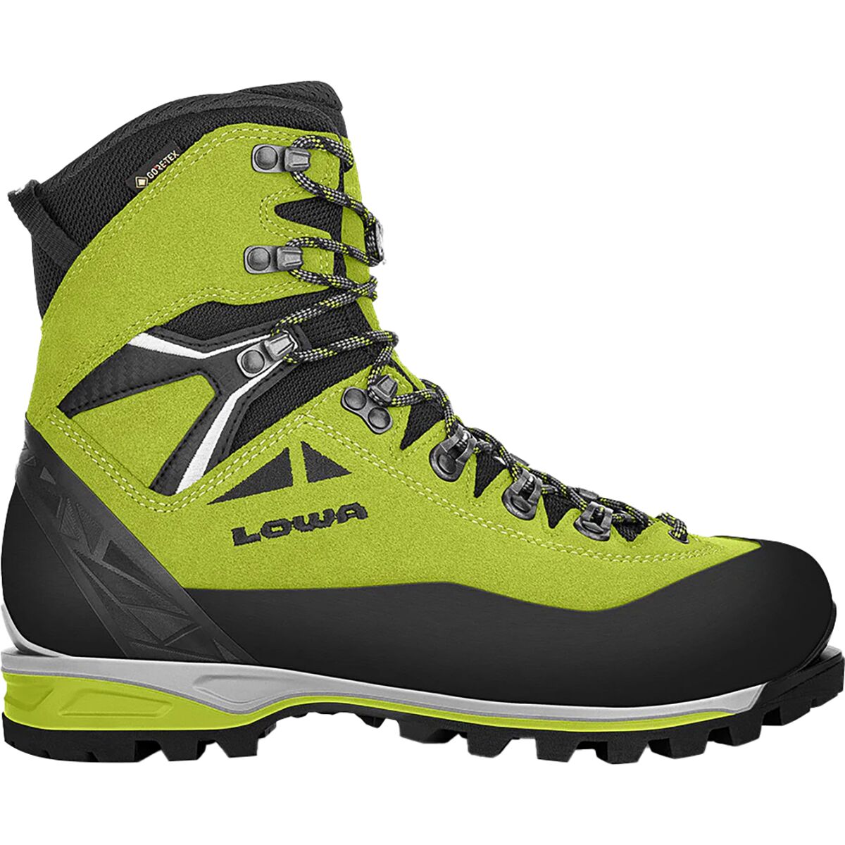 Image of Lowa Alpine Expert II GTX Mountaineering Boot - Men's Lime/Black, 10.5