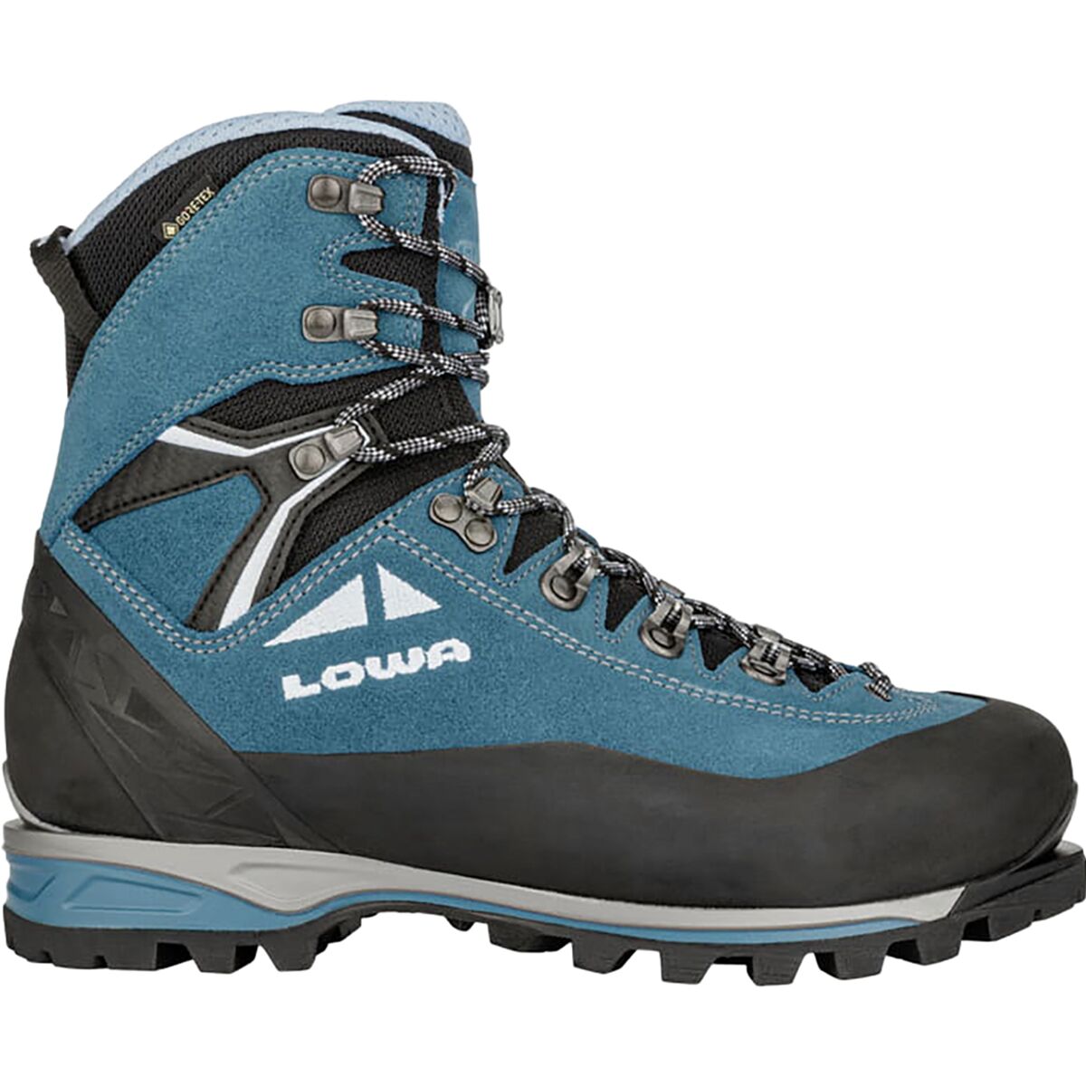 Image of Lowa Alpine Expert II GTX Mountaineering Boot - Women's Turquoise/Ice Blue, 7.0
