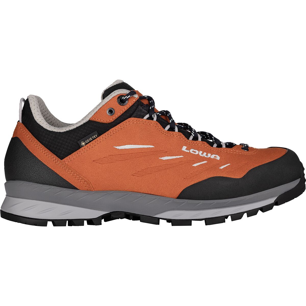 Image of Lowa Delago GTX Lo Hiking Shoe - Men's Orange/Black, 10.0