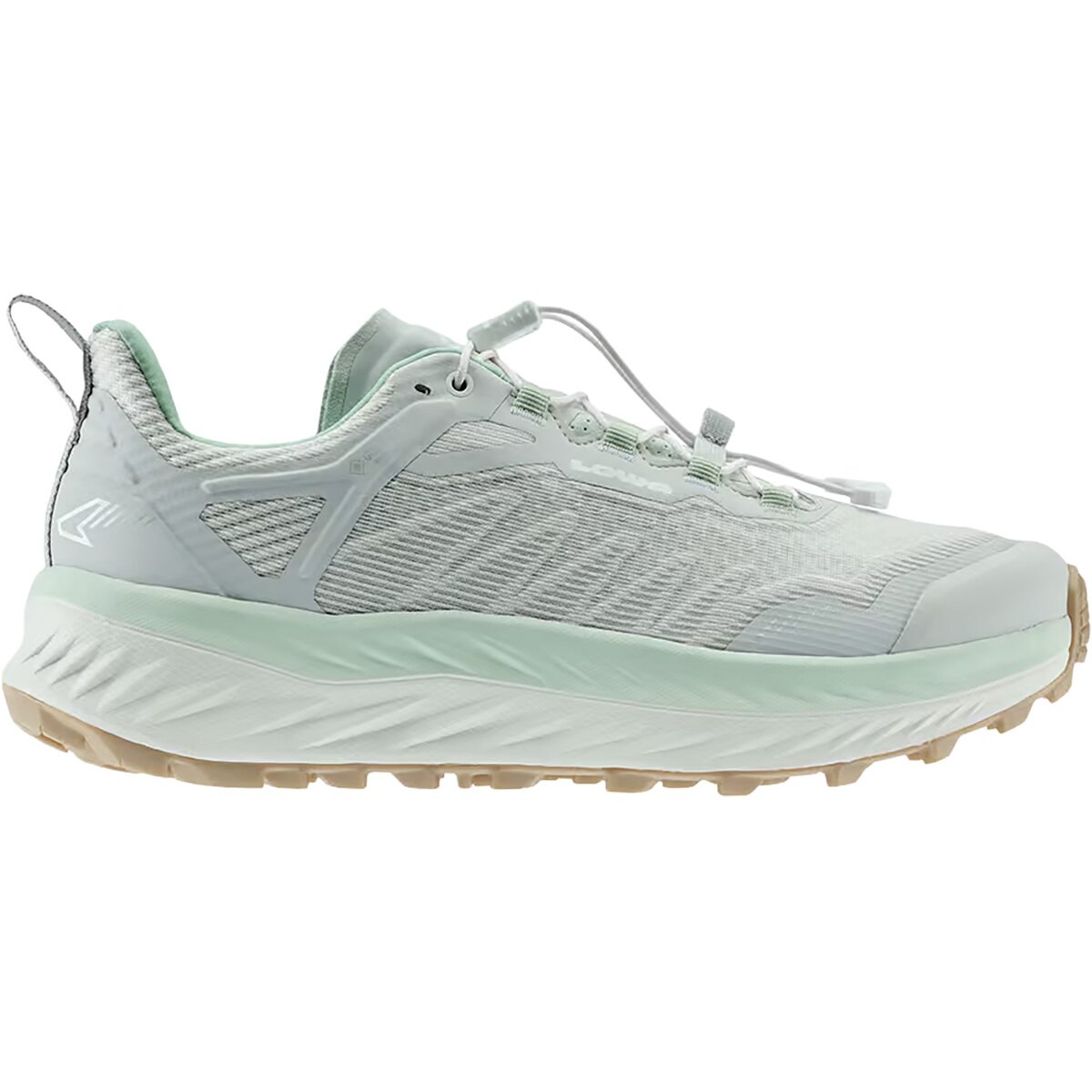 Image of Lowa Fortux GTX Running Shoe - Women's Milky Green/White, 8.5