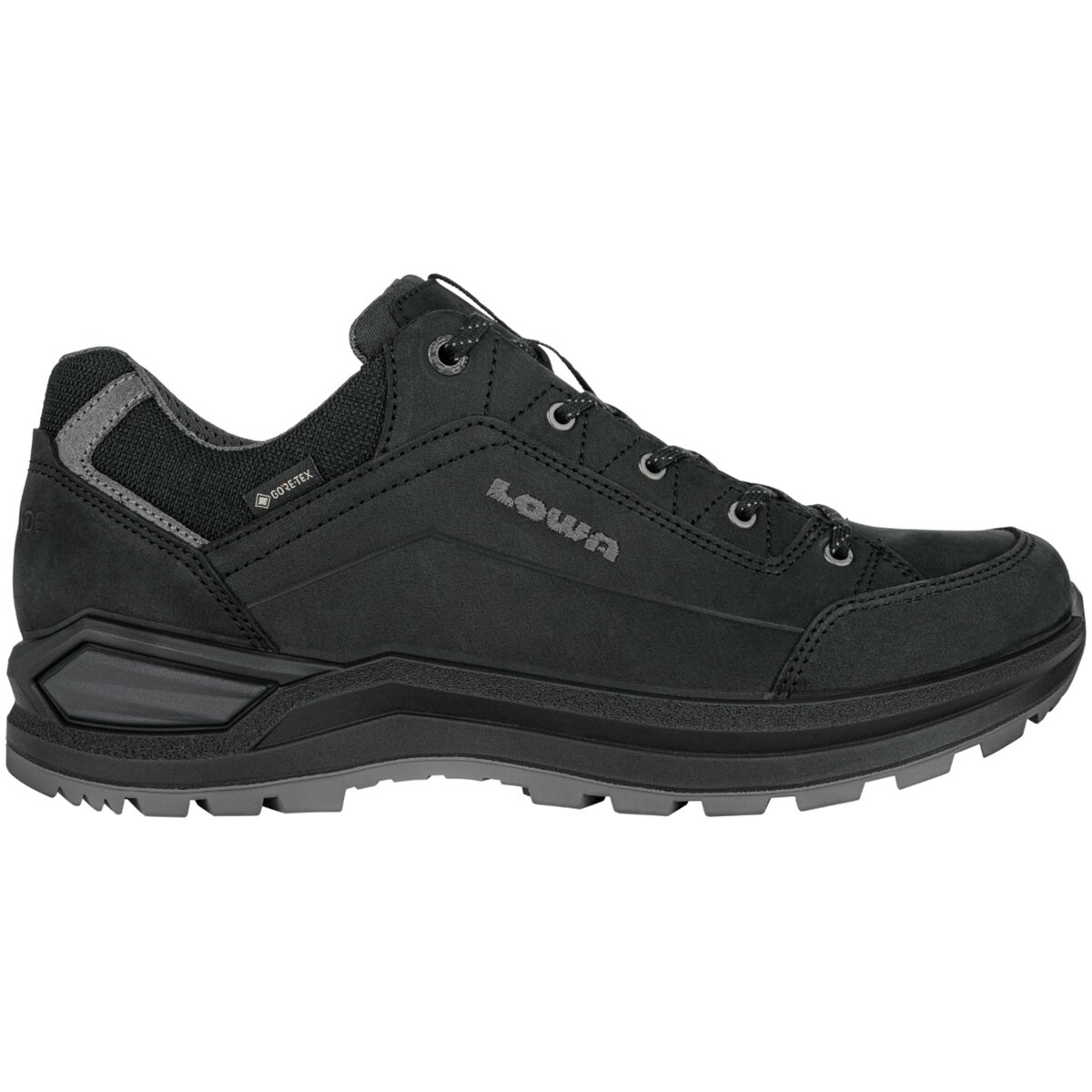 Image of Lowa Renegade Evo GTX Lo Hiking Shoe - Men's Black/Graphite, 11.5