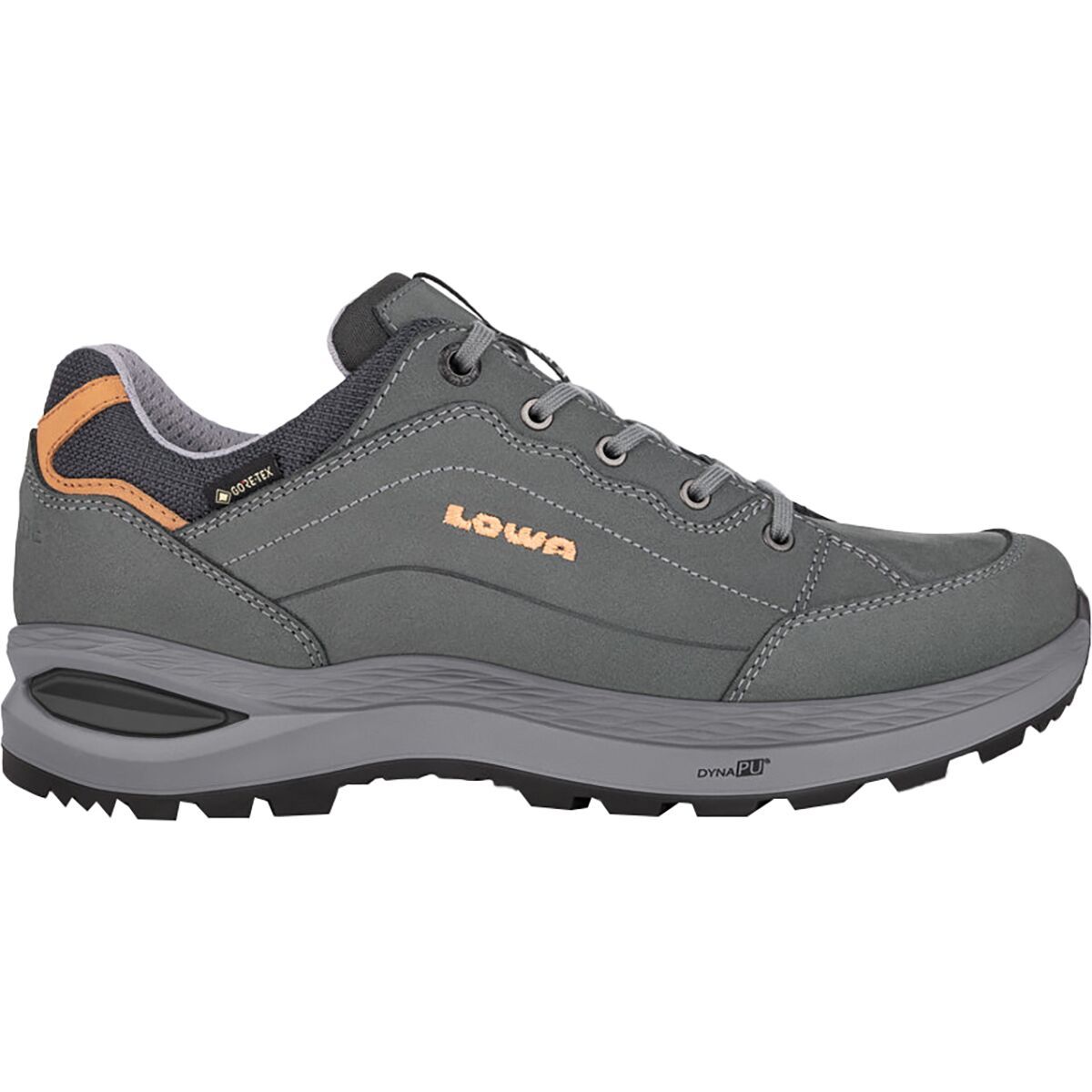 Image of Lowa Renegade Evo GTX Lo Hiking Shoe - Women's Graphite/Apricot, 7.5