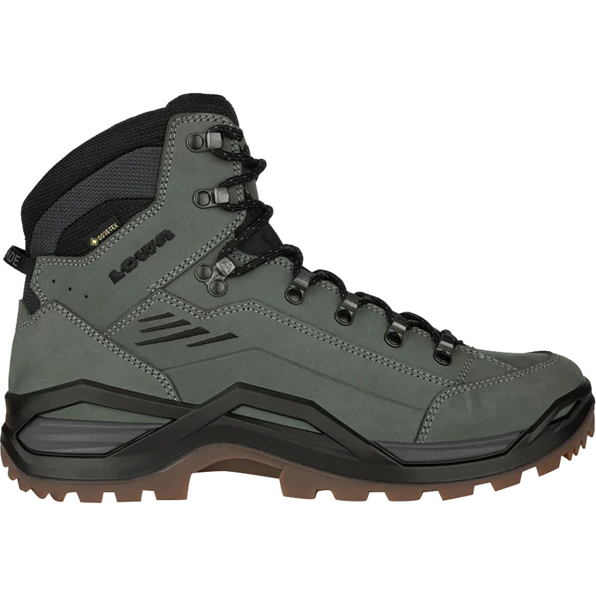 Image of Lowa Renegade Evo GTX Mid Hiking Boot - Men's Dark Grey/Black, 11.5