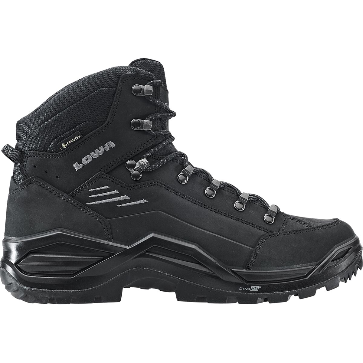 Image of Lowa Renegade Evo GTX Mid Wide Hiking Shoe - Men's Deep Black, 10.5