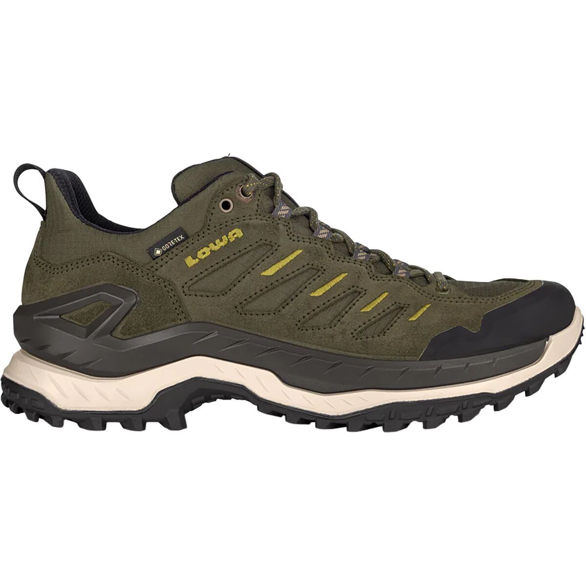 Image of Lowa Innovo GTX Lo Hiking Shoe - Men's Olive/Amber Green, 8.5