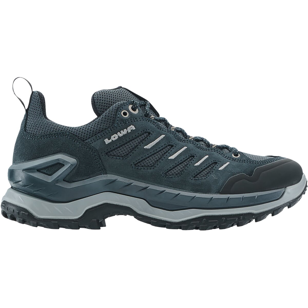 Image of Lowa Innovo Lo Hiking Shoe - Men's Navy/Grey, 12.0