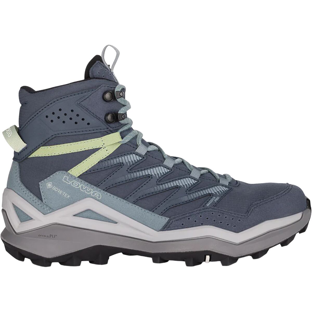 Image of Lowa Maddox Pro GTX Mid Hiking Boot - Women's Smoke Blue/Slate Blue, 7.0