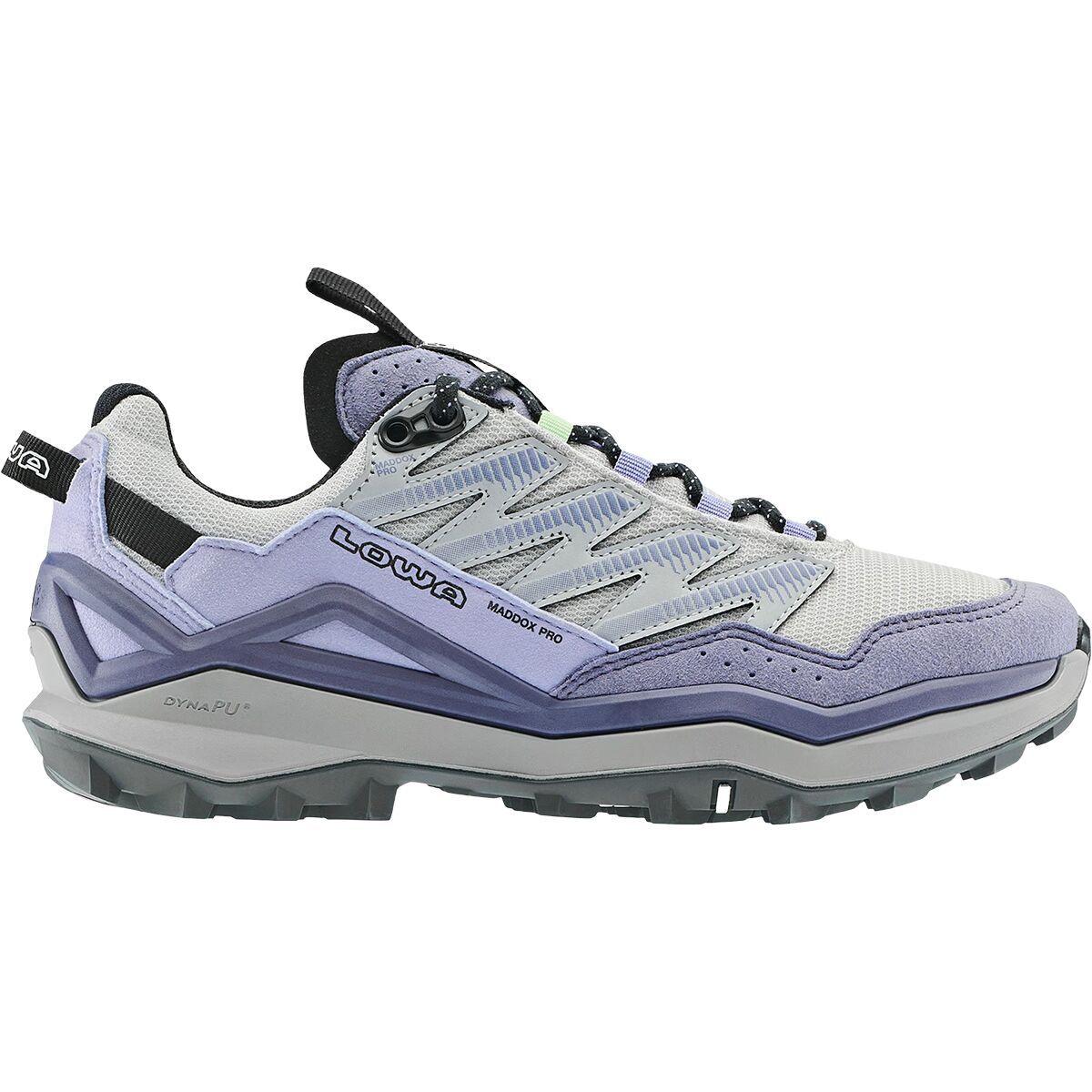 Image of Lowa Maddox Pro Lo Hiking Shoe - Women's Grey/Plum, 8.5