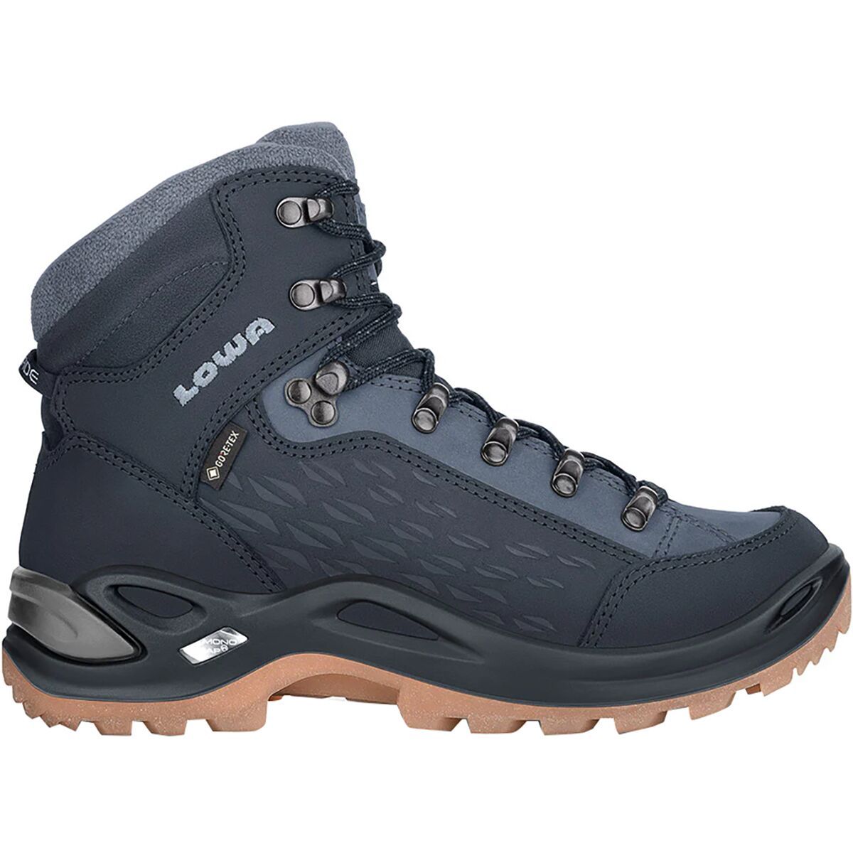 Image of Lowa Renegade Warm GTX Boot - Women's Navy/Ice Blue, 7.5