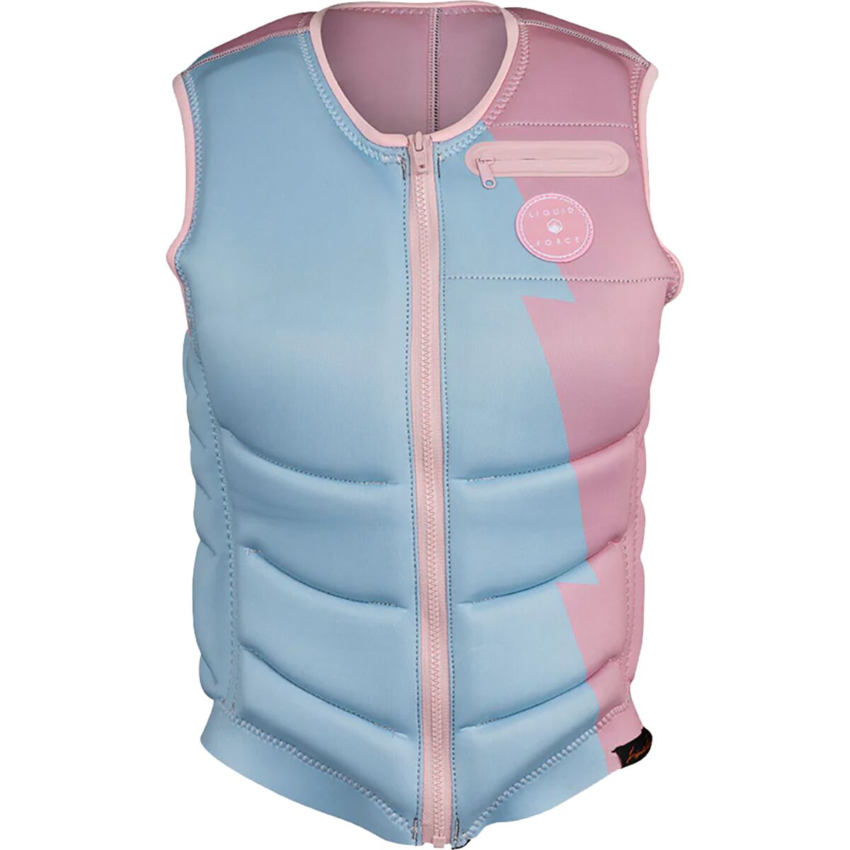 Liquid Force Liquid Force Breeze Claudia Comp Life Vest Blue/Rose, S