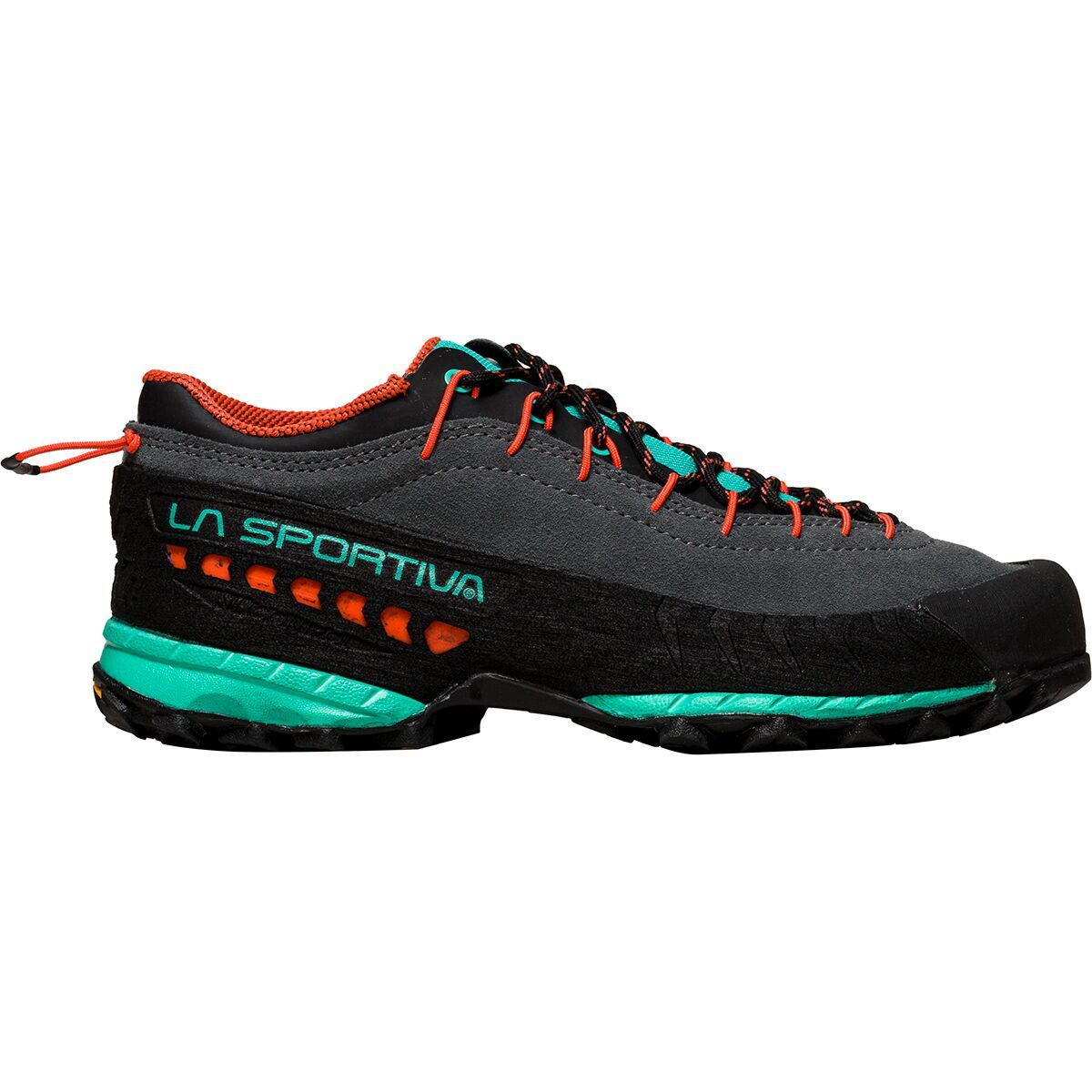La Sportiva TX4 Approach Shoe - Women's Carbon/Aqua, 37.5