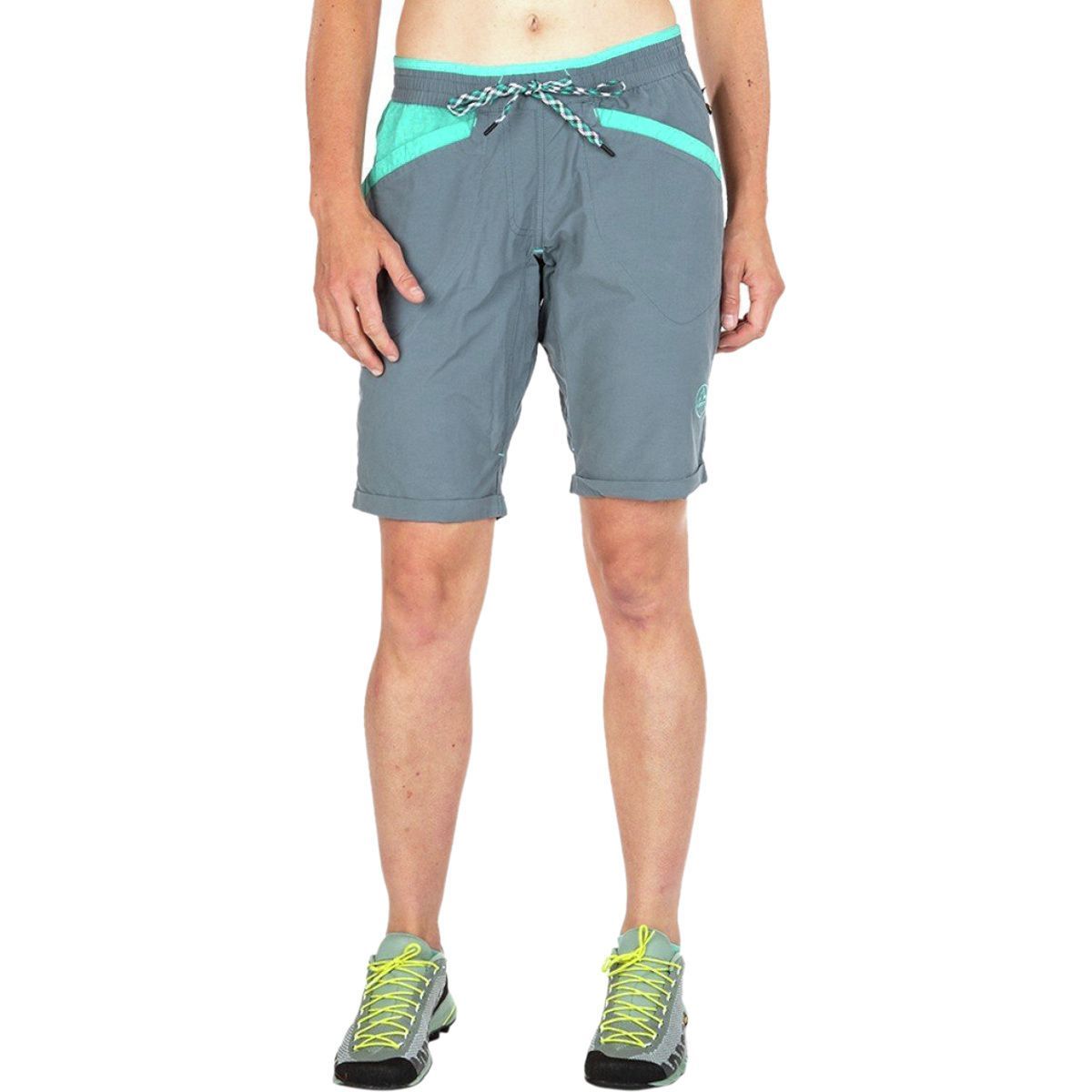 La Sportiva Nirvana Short - Women's Slate/Aqua, XL