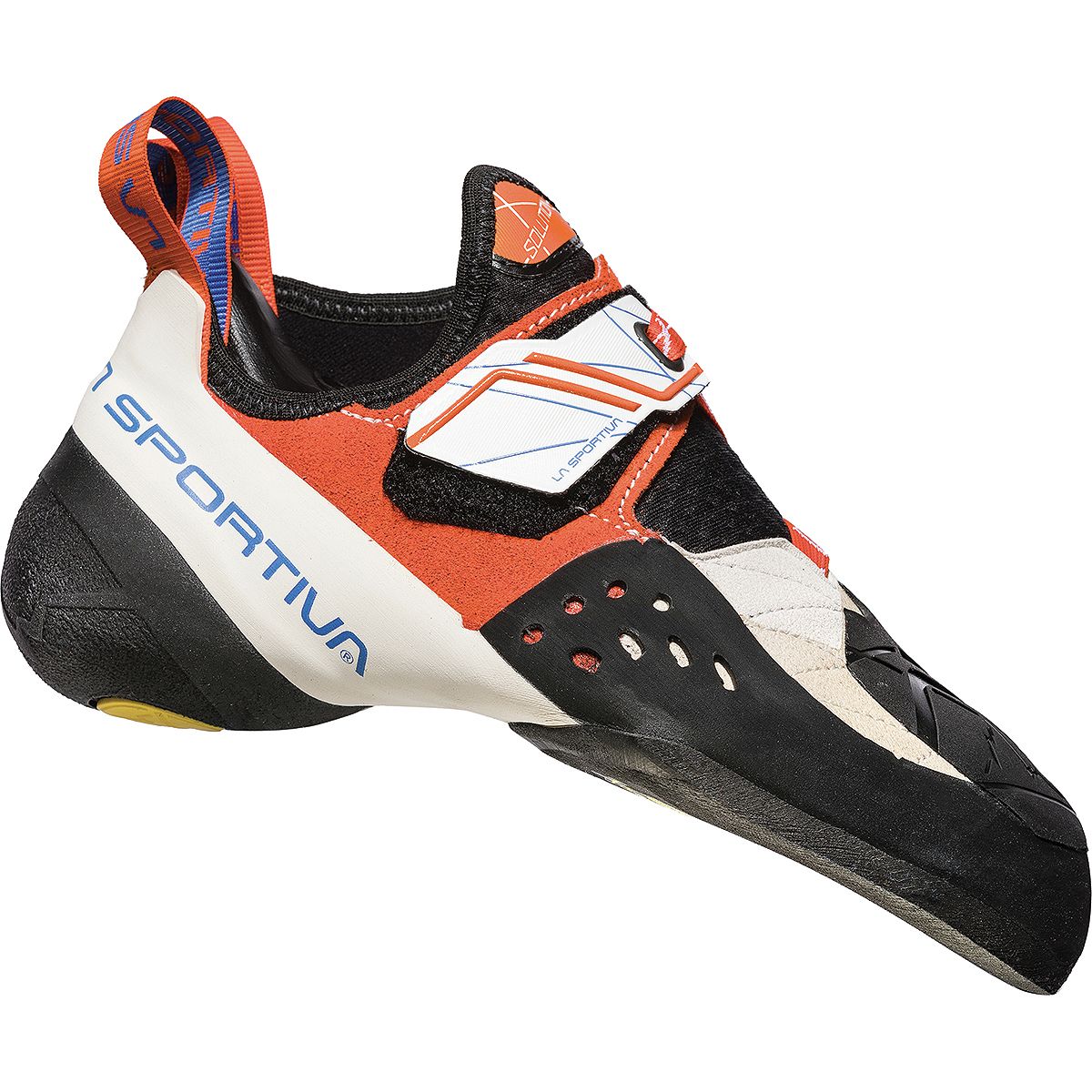 La Sportiva La Sportiva Solution Climbing Shoe - Women's White/Lily Orange, 33.5